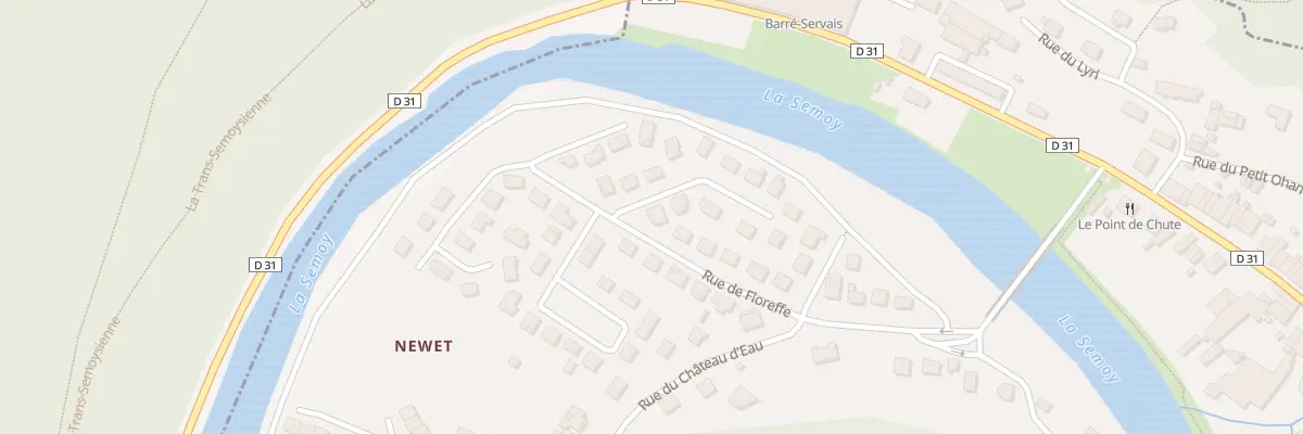 Plan du 17 Rue de Floreffe aux Hautes-Rivières
