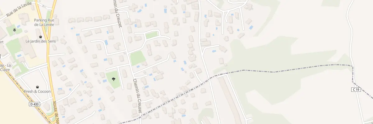 Plan du 738 Rue du Perron à Genay