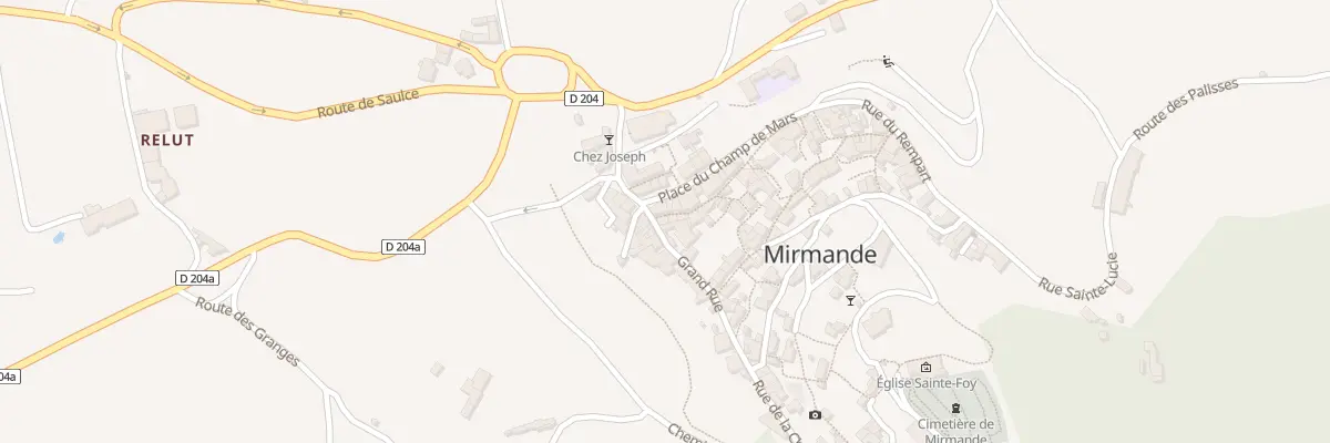 Plan du 5 Grand Rue à Mirmande