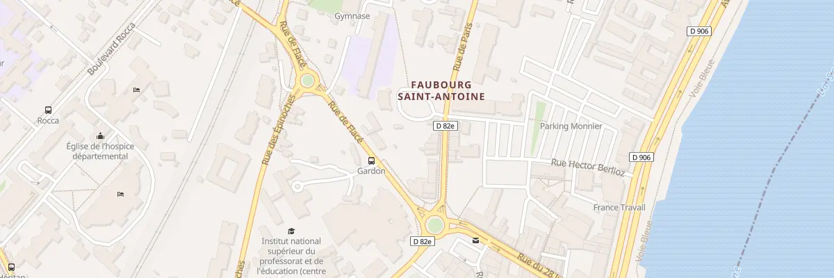 Plan du 290 Rue de Paris à Mâcon