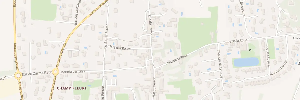 Plan du 304 Rue du Perron à Genay