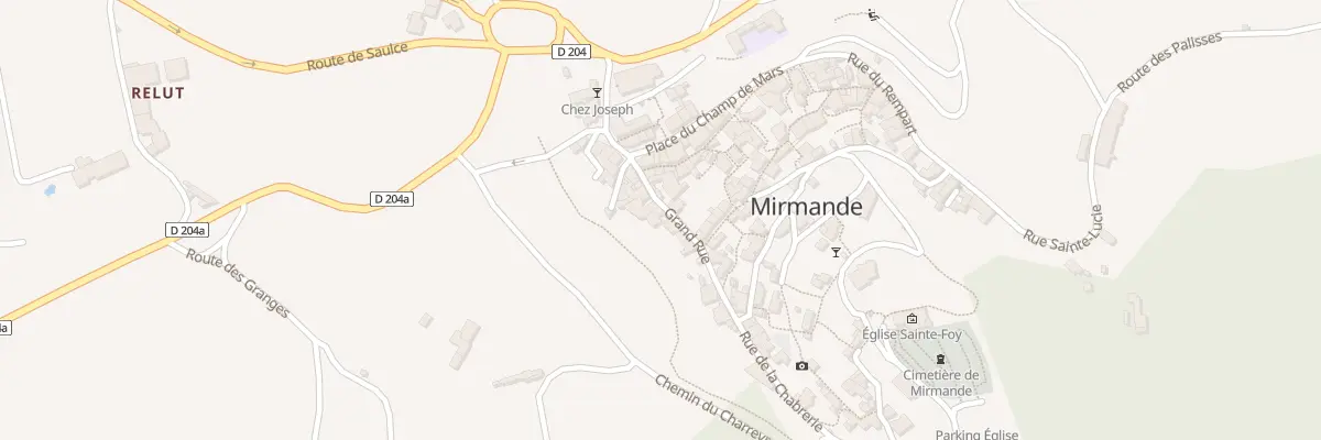 Plan du 34 Grand Rue à Mirmande