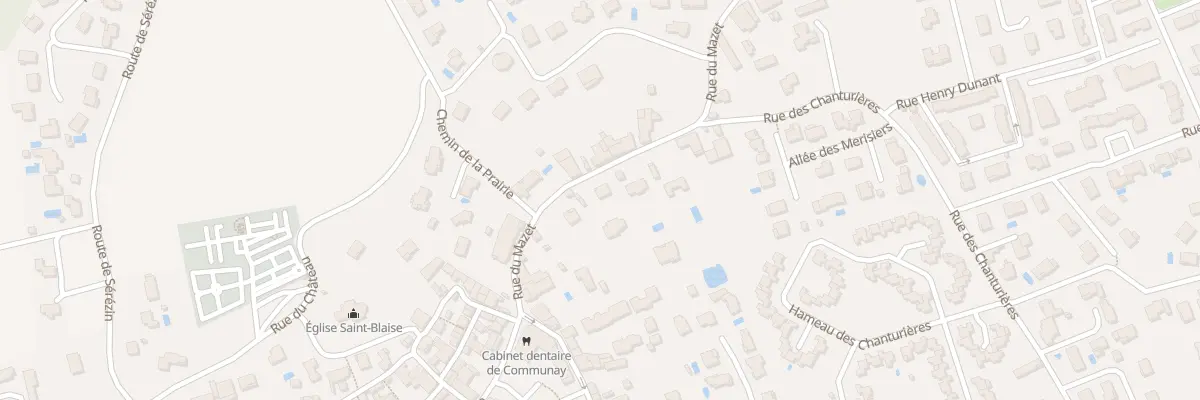 Plan du 12 Rue du Mazet à Communay