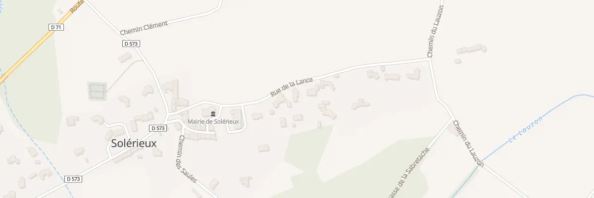 Plan du 5107 Le Village à Solérieux