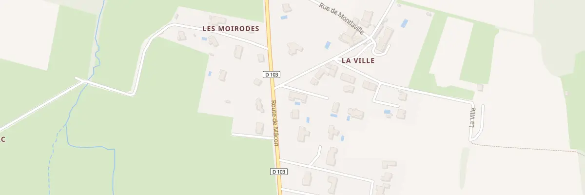 Plan du 31 Rte de Macon à Charbonnières