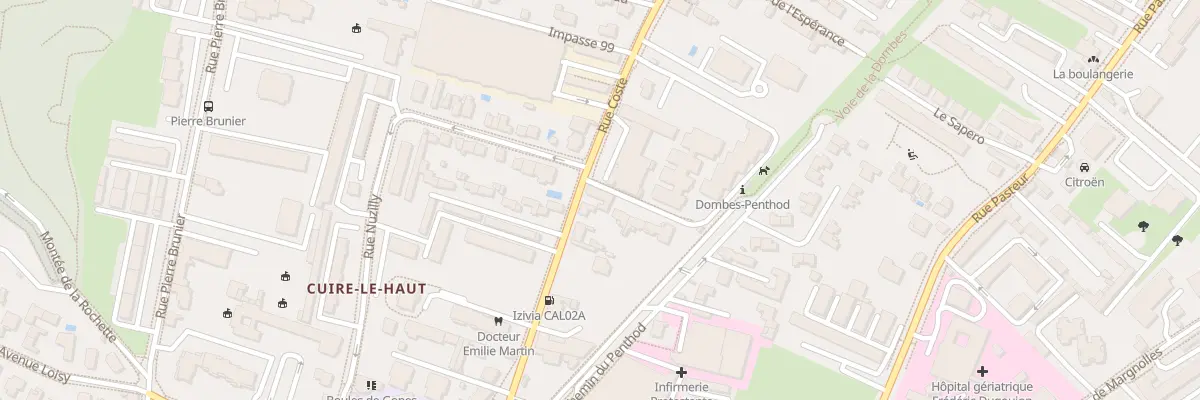 Plan du 78 Rue Coste à Caluire-et-Cuire