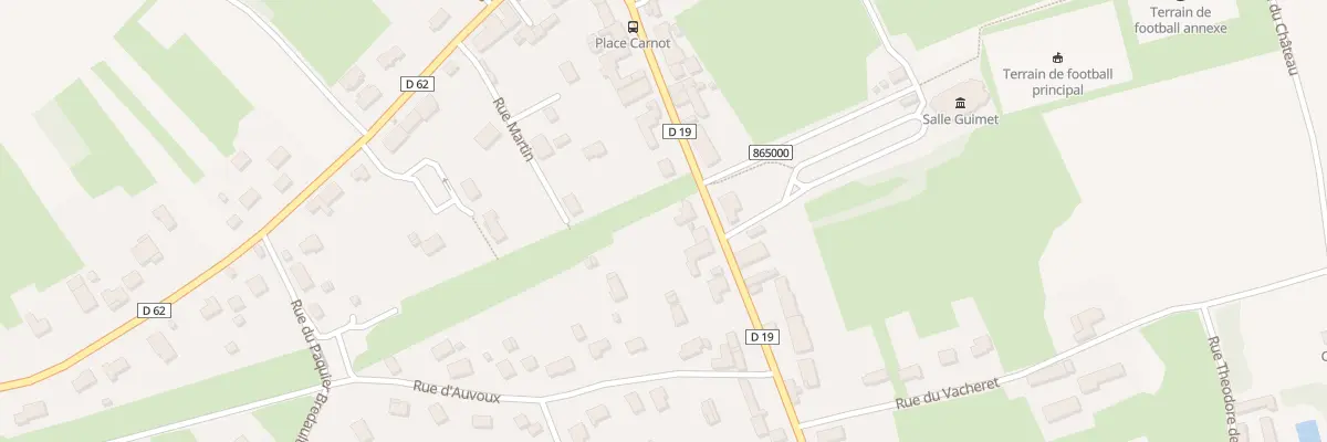 Plan du 18 Mte des Poteaux à Demigny
