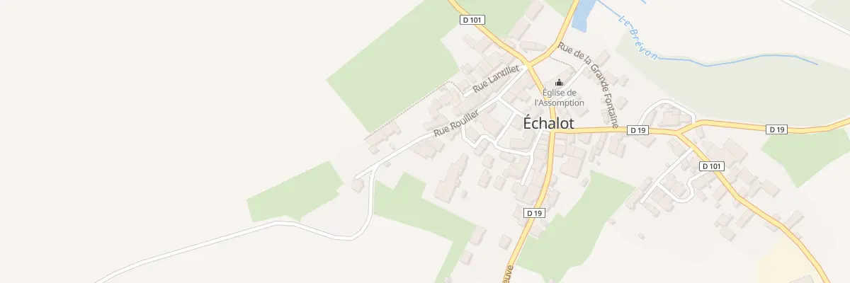 Plan du 1A Rue Rouiller à Échalot