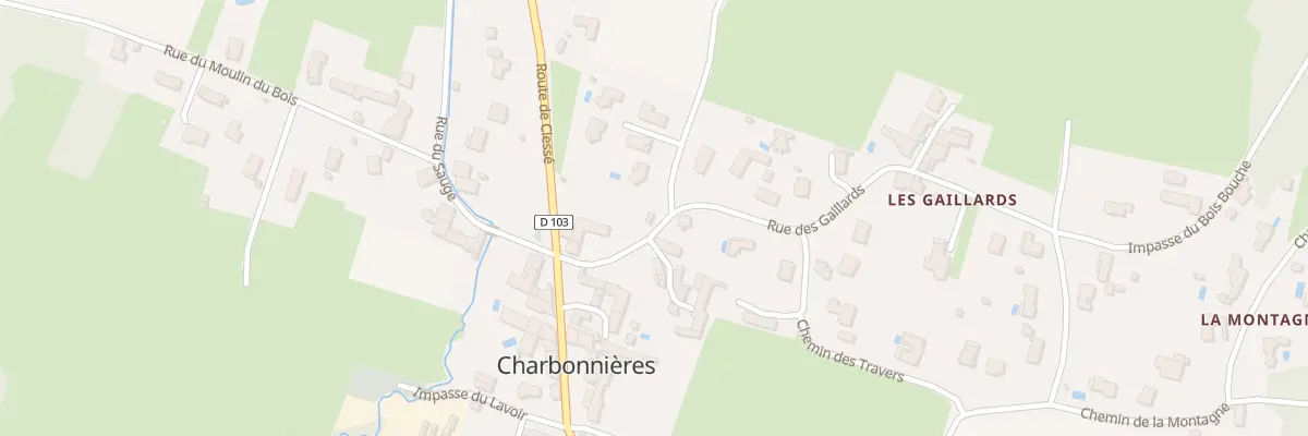 Plan du 7 Rue des Gaillards à Charbonnières