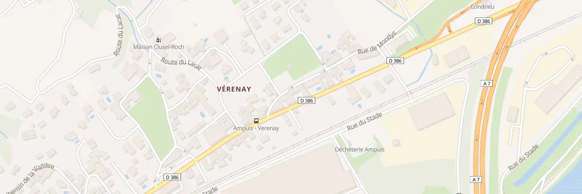 Plan du 5 Rue de Montlys à Ampuis