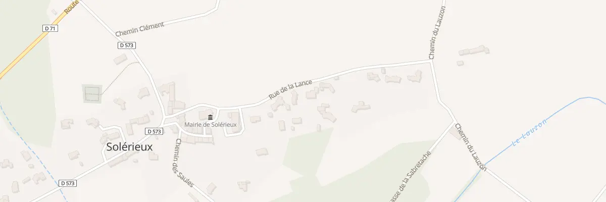 Plan du 246 Rue de la Lance à Solérieux