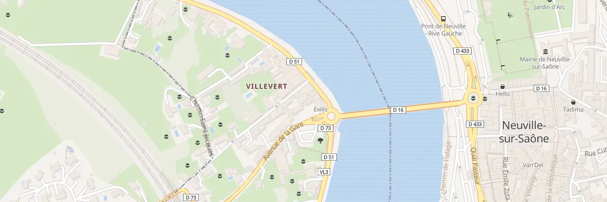 Plan du 5 Rue Lefèbvre à Albigny-sur-Saône
