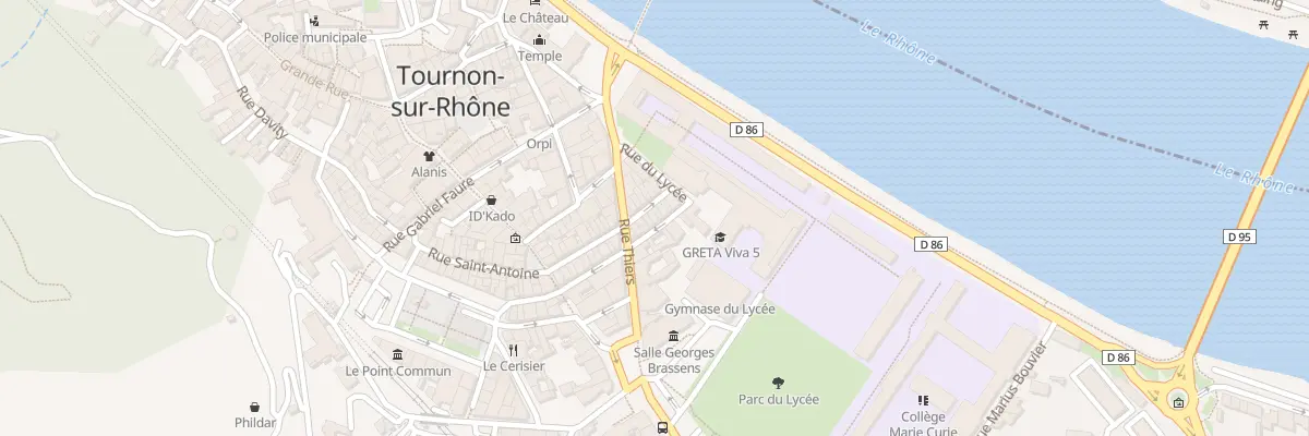 Plan du 9 Rue du 14 Juillet à Tournon-sur-Rhône