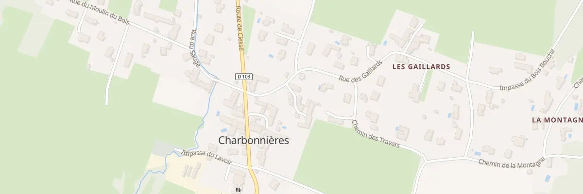 Plan du 2 Imp du Puits à Charbonnières