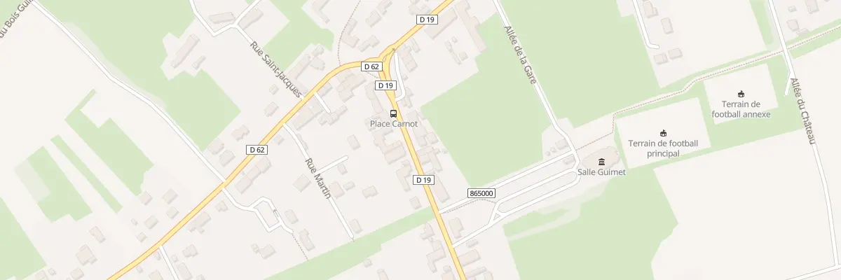 Plan du 5 Mte des Poteaux à Demigny