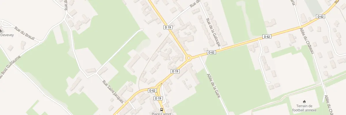 Plan du 32 Le Grand Chemin à Demigny
