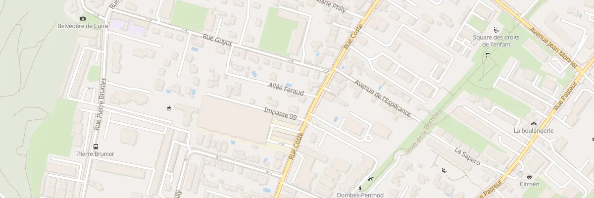 Plan du 101 Rue Coste à Caluire-et-Cuire