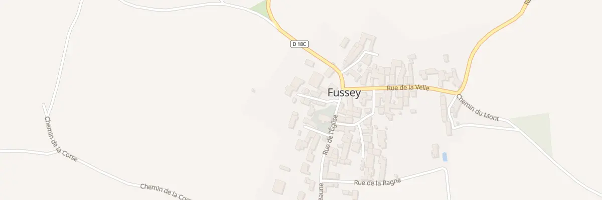 Plan du 6 Rue de l’Ecole à Fussey