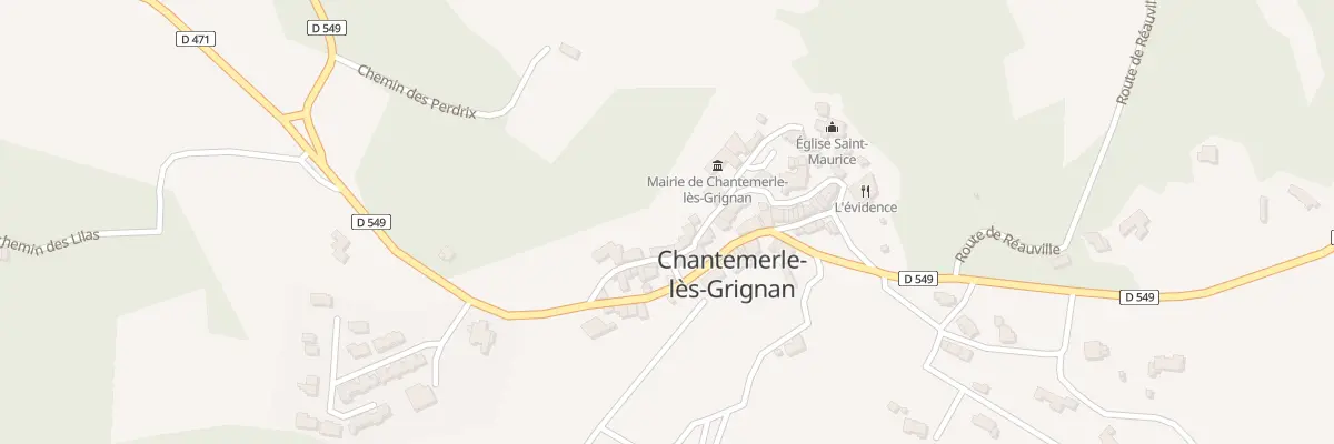 Plan du 50 Rue de la Fontaine aux Merles à Chantemerle-lès-Grignan