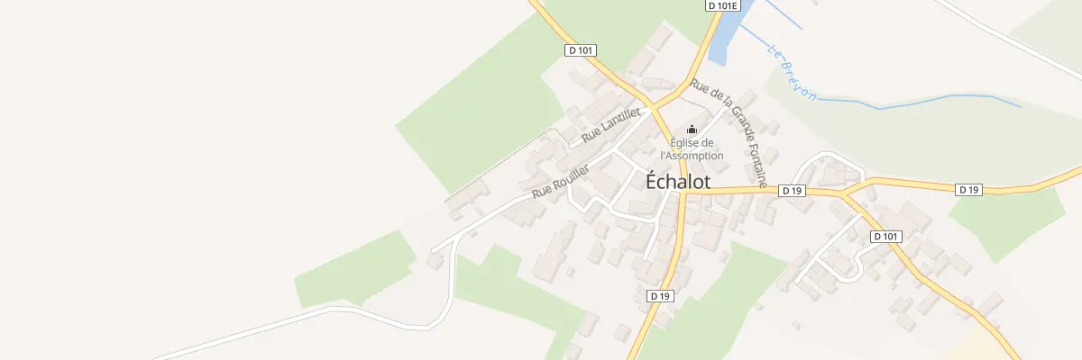 Plan du 12 Rue Rouiller à Échalot