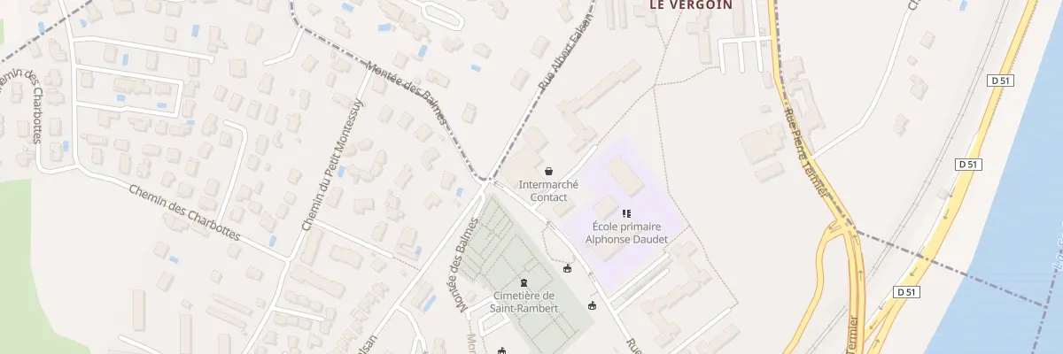 Plan du 26 Rue Charles Porcher à Lyon 9e Arrondissement