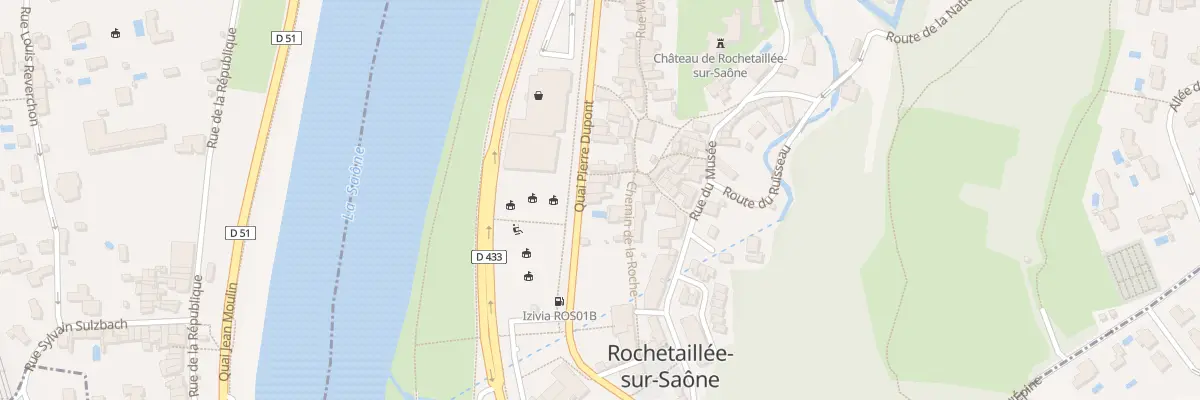 Plan du 150 Quai Pierre Dupont à Rochetaillée-sur-Saône