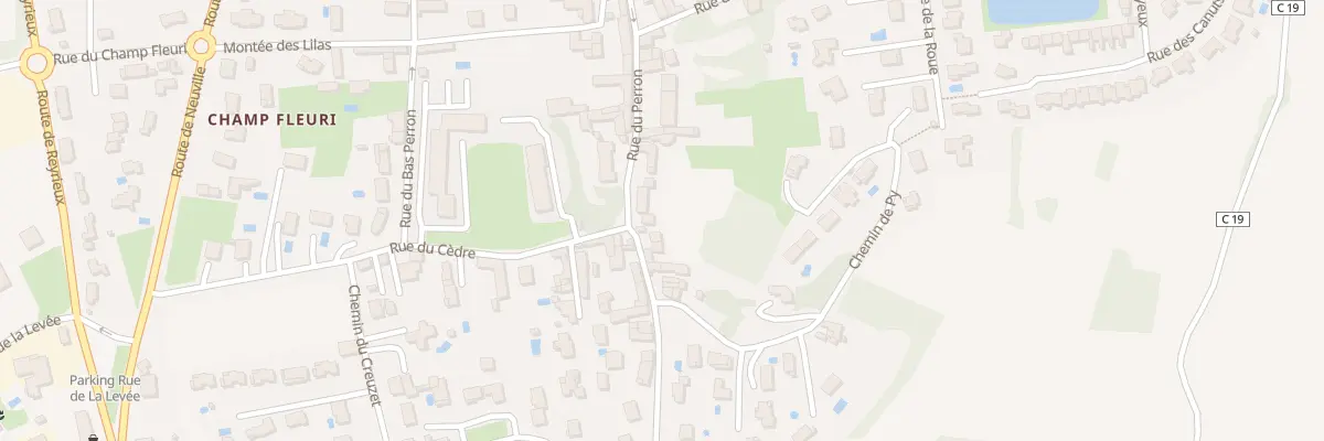 Plan du 519 Rue du Perron à Genay