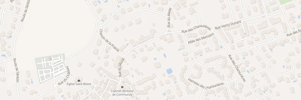 Plan du 5671 Rue du Mazet à Communay
