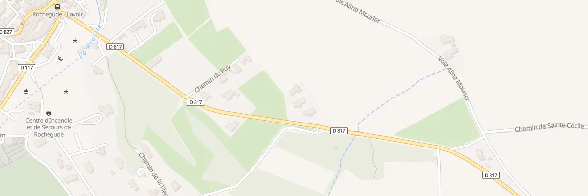 Plan du 353 Che de Lagarde-Paréol à Rochegude