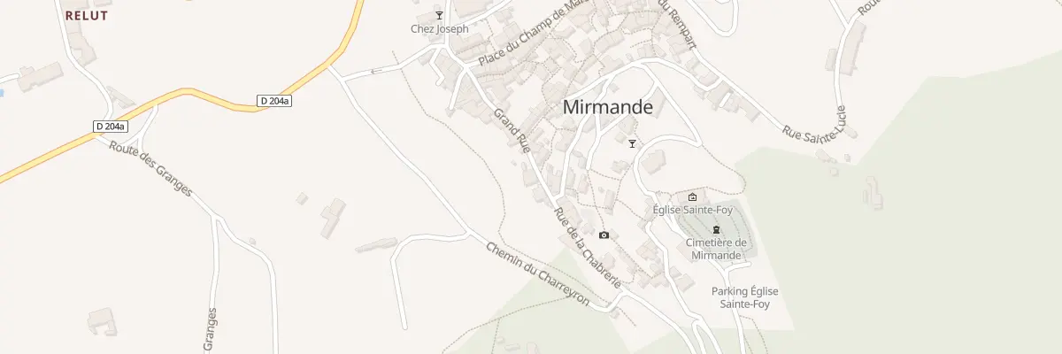 Plan du 110 Grand Rue à Mirmande