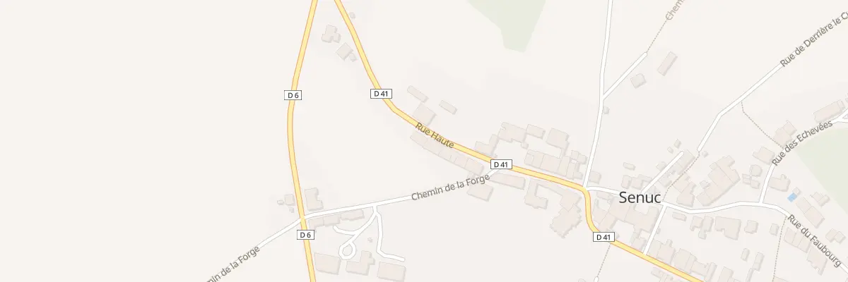 Plan du 7 Rue Haute à Senuc