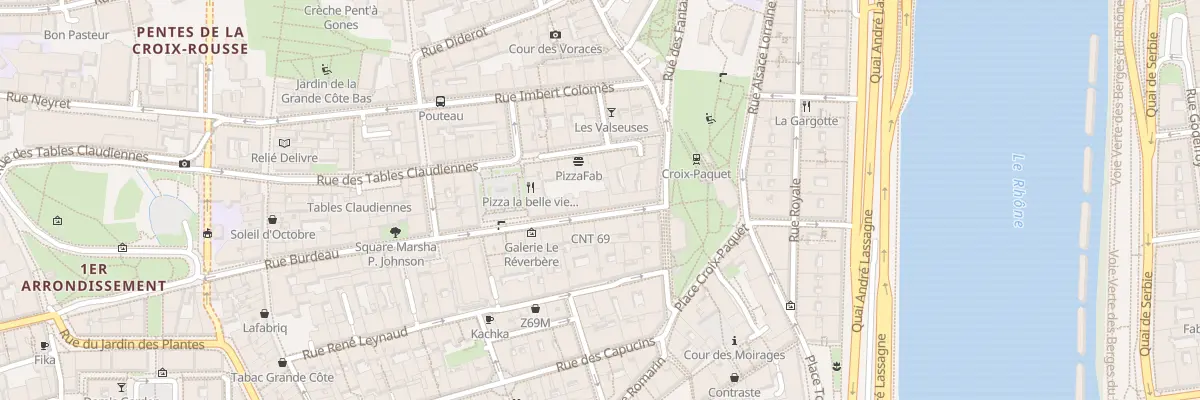 Plan du 39 Rue Burdeau à Lyon 1er Arrondissement