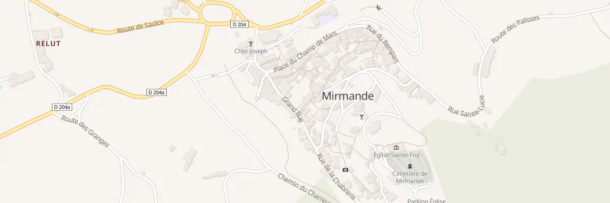 Plan du 5253 Le Village à Mirmande
