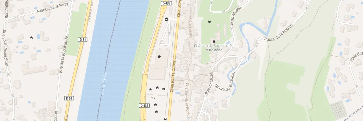 Plan du 230 Quai Pierre Dupont à Rochetaillée-sur-Saône