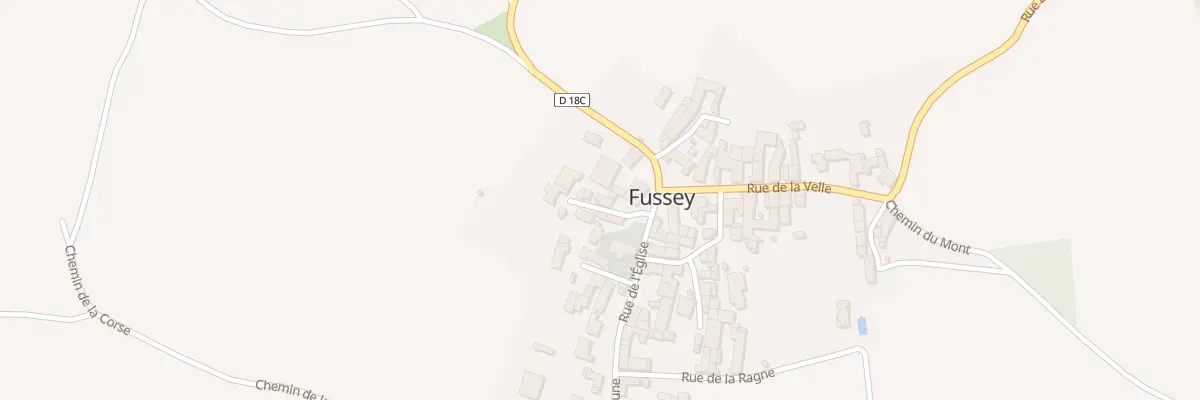 Plan du 1 Rue de l’Ecole à Fussey