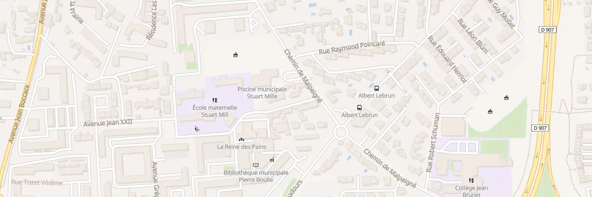 Plan du 16 Che de Malpeigné à Avignon