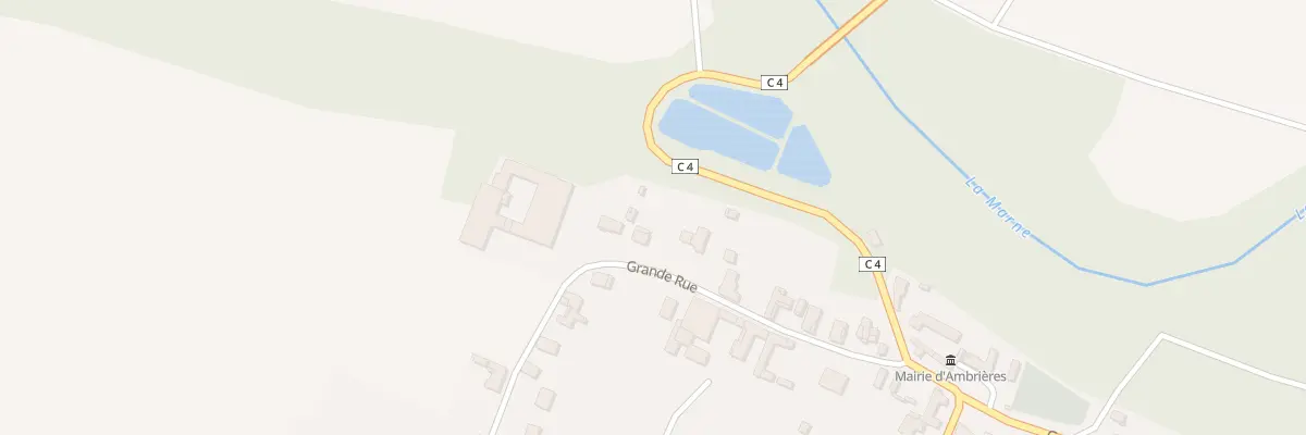 Plan du 34 Gr Grande Rue à Ambrières
