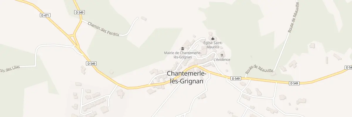Plan du 10 Rue de la Fontaine aux Merles à Chantemerle-lès-Grignan