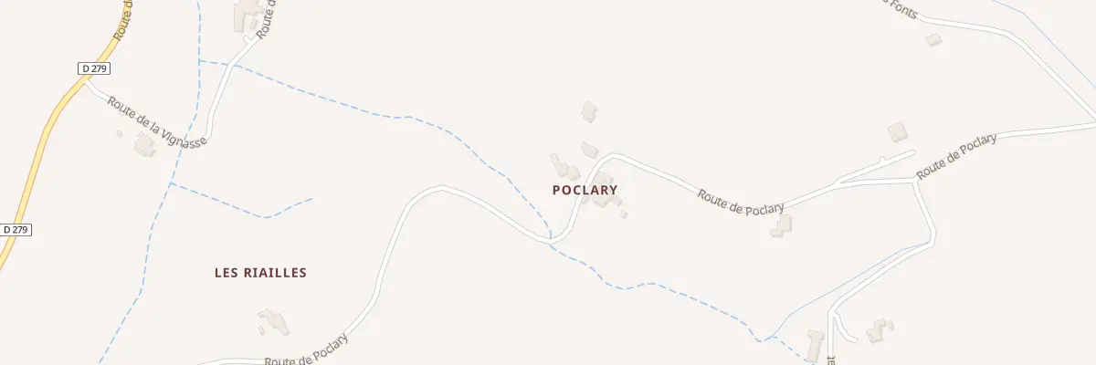 Plan du 765 Rte de Poclary à Toulaud