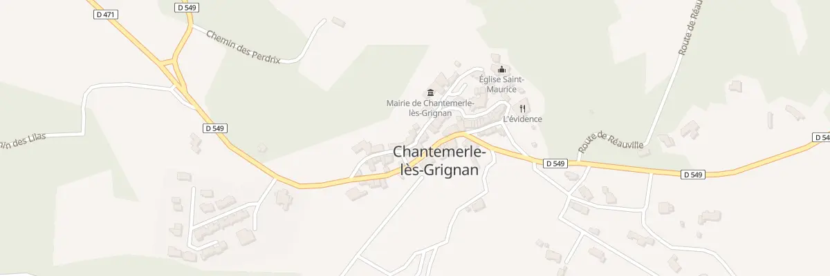 Plan du 35 Rue de la Fontaine aux Merles à Chantemerle-lès-Grignan