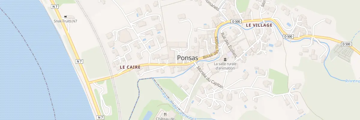 Plan du 5015 Le Village à Ponsas