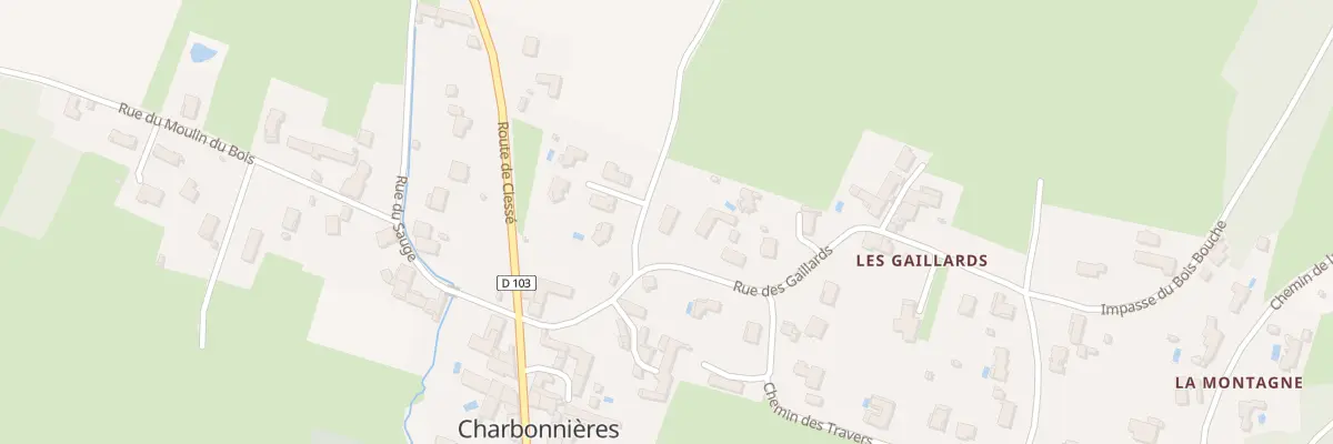 Plan du 11 Rue des Gaillards à Charbonnières