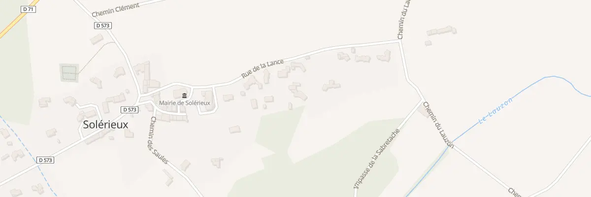 Plan du 5316 Le Village à Solérieux