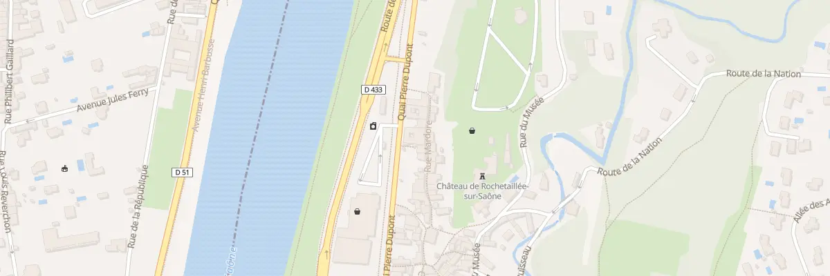 Plan du 338 Quai Pierre Dupont à Rochetaillée-sur-Saône