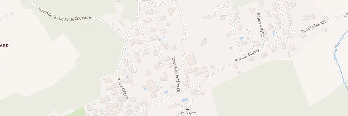 Plan du 31A Rue des Guyots à Chanas