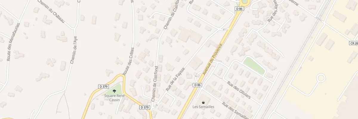 Plan du 5010 Che de Clairfont à Charmes-sur-Rhône