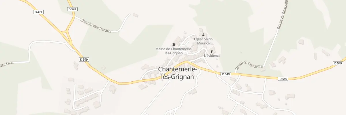 Plan du 15 Rue de la Fontaine aux Merles à Chantemerle-lès-Grignan