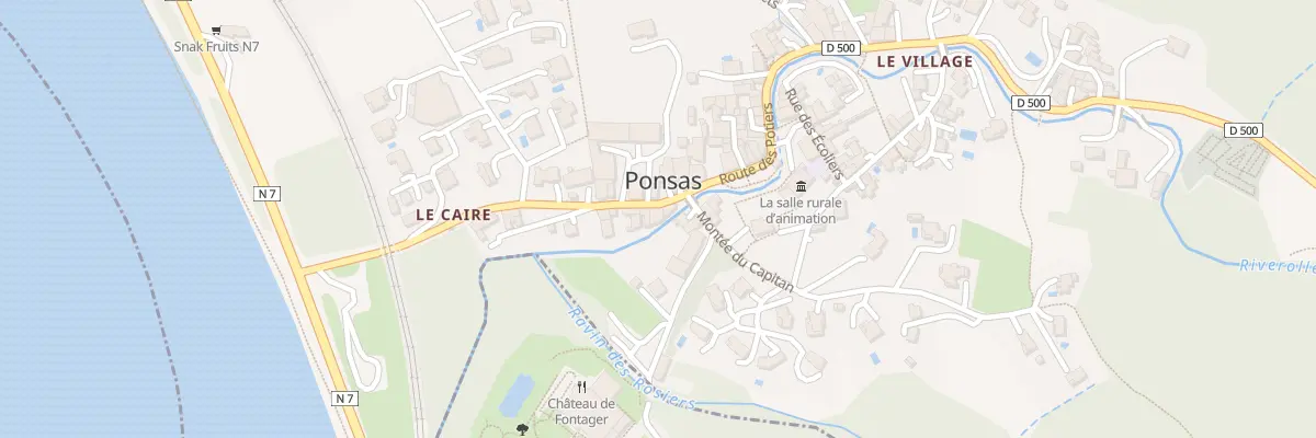 Plan du 5122A Le Village à Ponsas