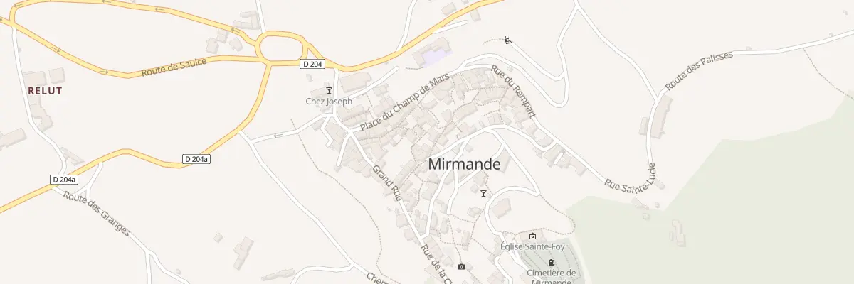 Plan du 140 Rue de l’Horloger à Mirmande