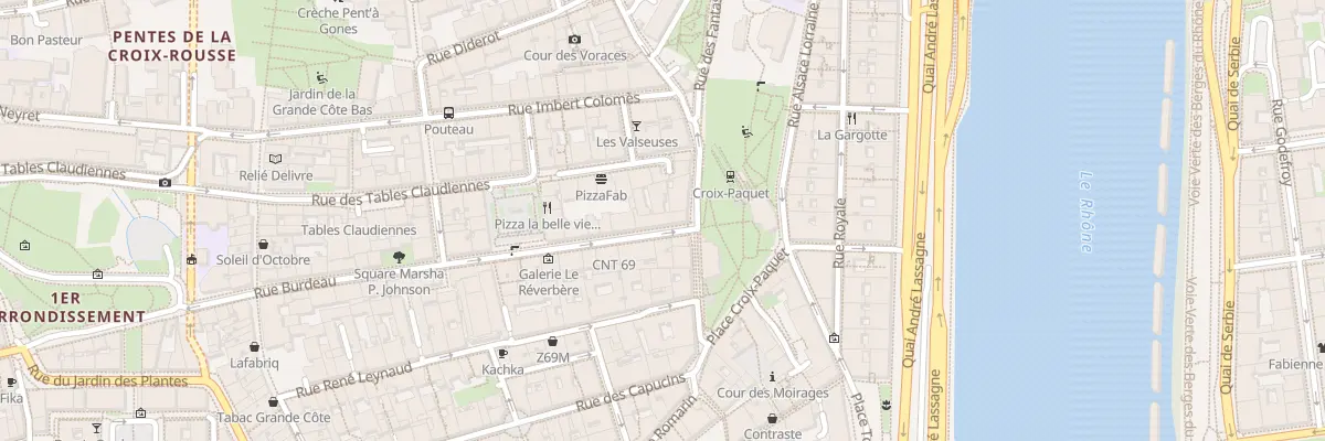 Plan du 41 Rue Burdeau à Lyon 1er Arrondissement